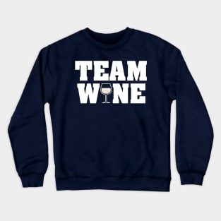 Team Wine (White) Crewneck Sweatshirt